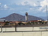 Phoenix Sky Harbor International Airport (PHX) - A view of the Phoenix Sky Harbor International Airport from the I-10 - by Daniel Metcalf