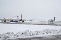 Boise Air Terminal/gowen Fld Airport (BOI) - Lined up at the east De ice pad. - by Gerald Howard