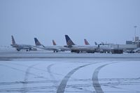 Boise Air Terminal/gowen Fld Airport (BOI) - First snow of the season. - by Gerald Howard