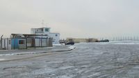 Swansea Airport - Swansea Airport in the snow. - by Roger Winser