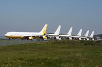Tarbes - Decomissioned A340's at Tarbes, France - by FerryPNL