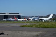 Tarbes - Scrapyard at Tarbes. Last stop for these planes including two A380s. - by FerryPNL