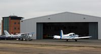 Turweston Aerodrome - Hangar view @ Turweston - by Clive Pattle