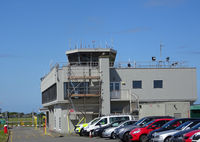 Guernsey Airport - Control tower of Guernsey airport - by Jack Poelstra