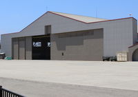 Camarillo Airport (CMA) - This entire hangar now is occupied by the Ventura County Fire Department Helicopter Unit with the ramps at each end; formerly just western half and western ramp were occupied by them. - by Doug Robertson