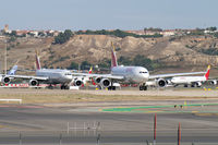 Barajas International Airport, Madrid Spain (LEMD) - MAD/LEMD overview line up for RWY14R - by Thomas Ramgraber