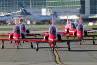 Vancouver International Airport - Red Arrows 2019 North American tour - by Manuel Vieira Ribeiro