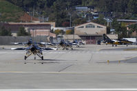 Seoul Airbase Airport, Seoul Korea, Republic of (RKSM) - Republic of Korea , Air Force, Golden Eagles, taxiing out for their display over Seoul Air Base during Seoul ADEX 2019 Edition. - by Roberto Cassar