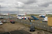 Norwich International Airport, Norwich, England United Kingdom (EGSH) - G-LCYG, G-LCYS and G-LCYT parked on Stands 3, 5 and 6 respectively for storage, due to a drop in passenger demand during the COVID-19 outbreak. - by Michael Pearce