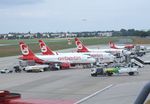 Tegel International Airport (closing in 2011) - airberlin aircraft at the eastern apron at Berlin Tegel airport - by Ingo Warnecke