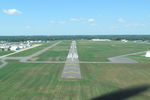Crystal Airport (MIC) - Crystal airport, Minneapolis MN USA, short final Runway 32.  freshly painted runway stripes - by Timothy Aanerud