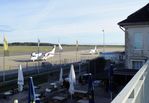 Braunschweig-Wolfsburg Regional Airport, Braunschweig, Lower Saxony Germany (EDVE) - looking east from the visitors gallery at the apron at Braunschweig-Waggum airport - by Ingo Warnecke
