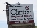 Clinton Memorial Airport (GLY) - Highway Sign - by Canonman
