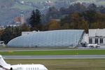 Salzburg Airport, Salzburg Austria (LOWS) - Hangar 8, storage and maintenance hangar of the Red Bull collection at Salzburg airport - by Ingo Warnecke